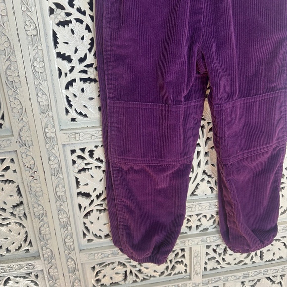 KIDS Vtg Lands End Purple Corduroy Roveralls Overalls Made In USA Sz 4T - Picture 4 of 6